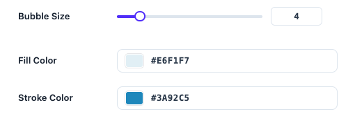 Bubble Cursor settings panel