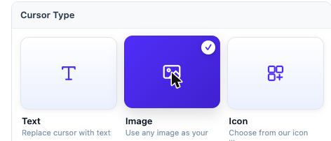 Ultimate Cursor image and icon cursor picker in the WordPress admin